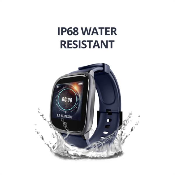 Syska SW100 IP68 Water Resistant Smartwatch-Blue